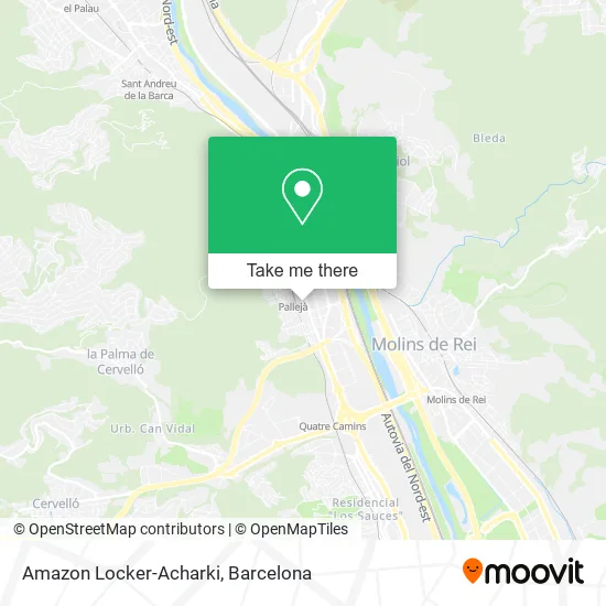 Amazon Locker-Acharki map
