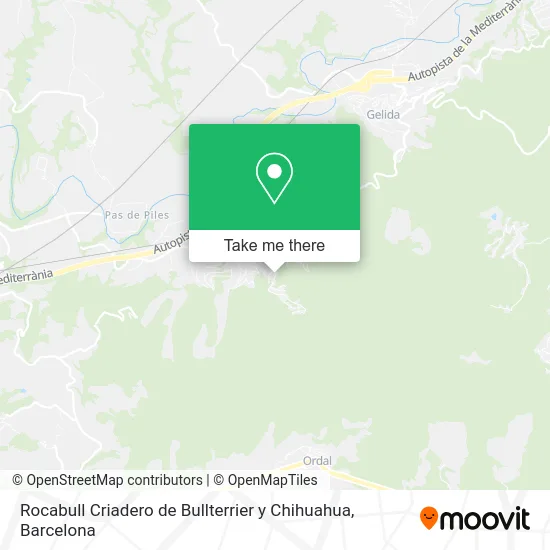 Rocabull Criadero de Bullterrier y Chihuahua map