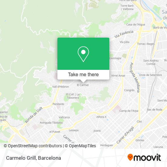 Carmelo Grill map