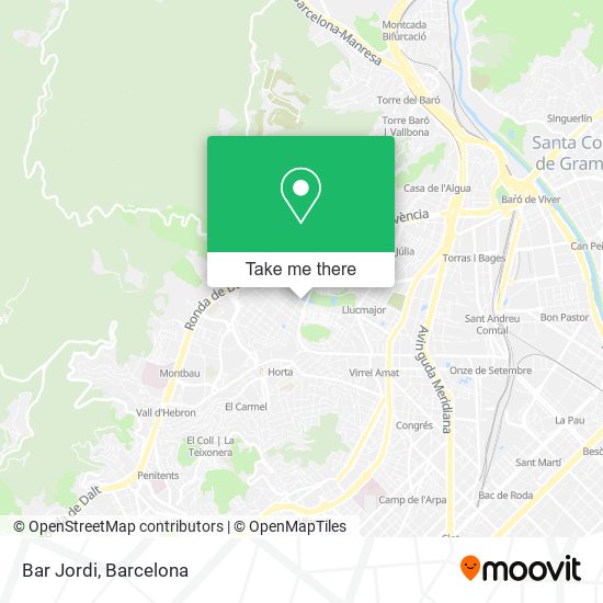 Bar Jordi map