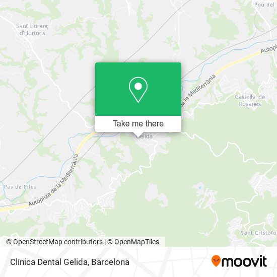 Clínica Dental Gelida map