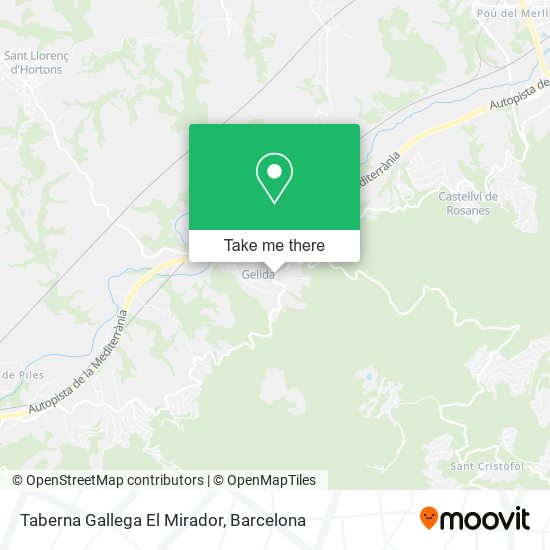 Taberna Gallega El Mirador map