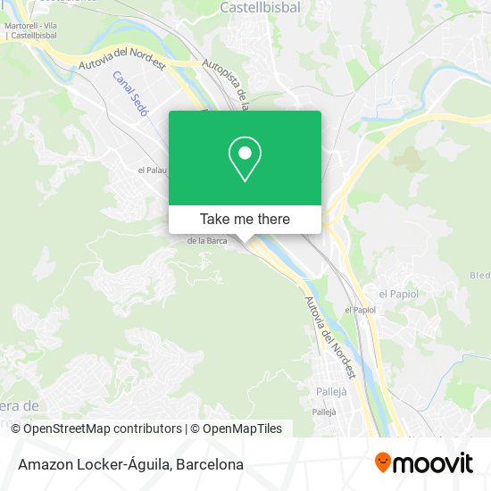 Amazon Locker-Águila map