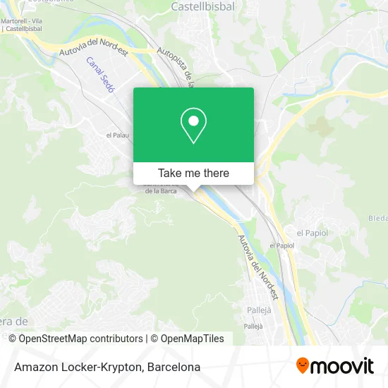 Amazon Locker-Krypton map