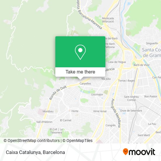 Caixa Catalunya map