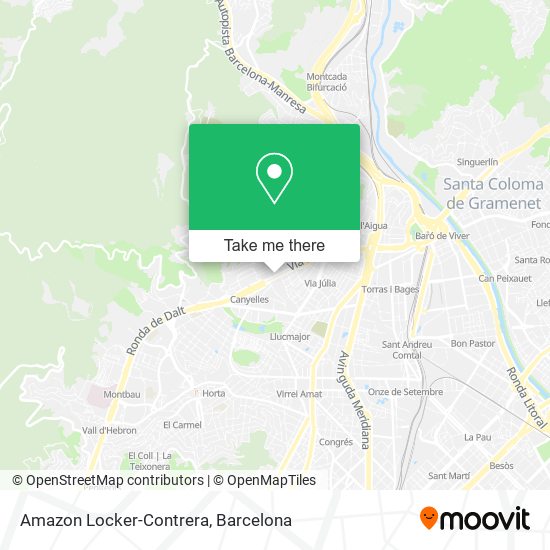 Amazon Locker-Contrera map