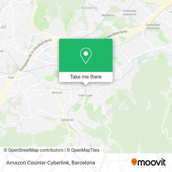 Amazon Counter-Cyberlink map
