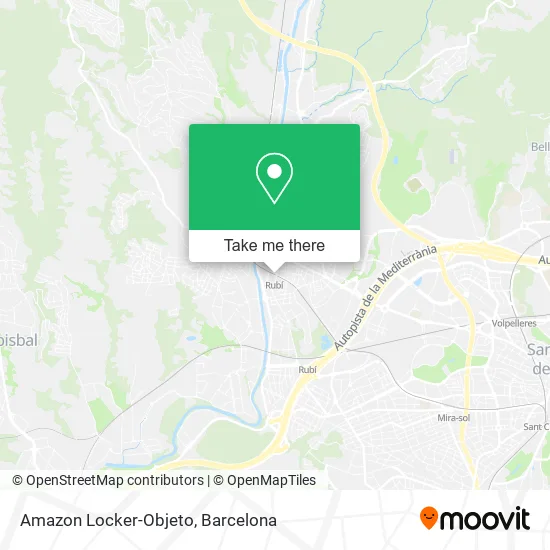 Amazon Locker-Objeto map