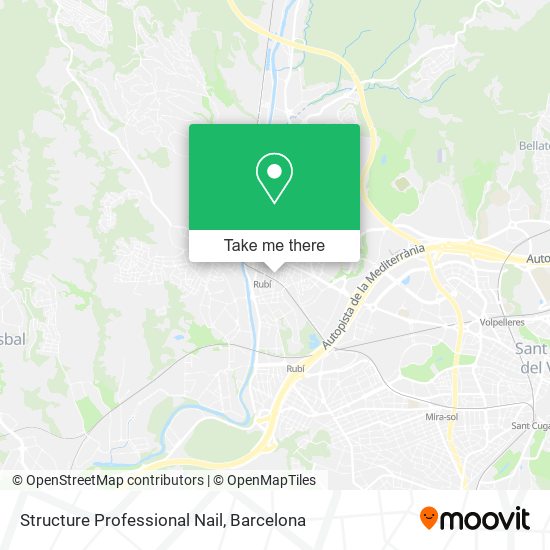Structure Professional Nail map