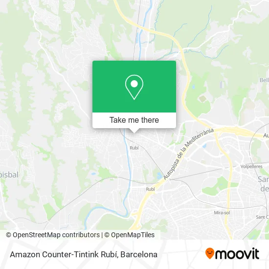 Amazon Counter-Tintink Rubí map