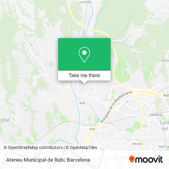 Ateneu Municipal de Rubí map