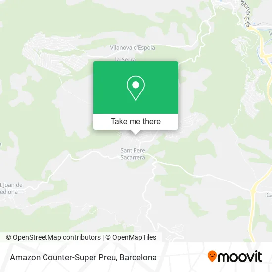 Amazon Counter-Super Preu map