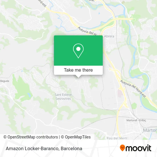 Amazon Locker-Baranco map