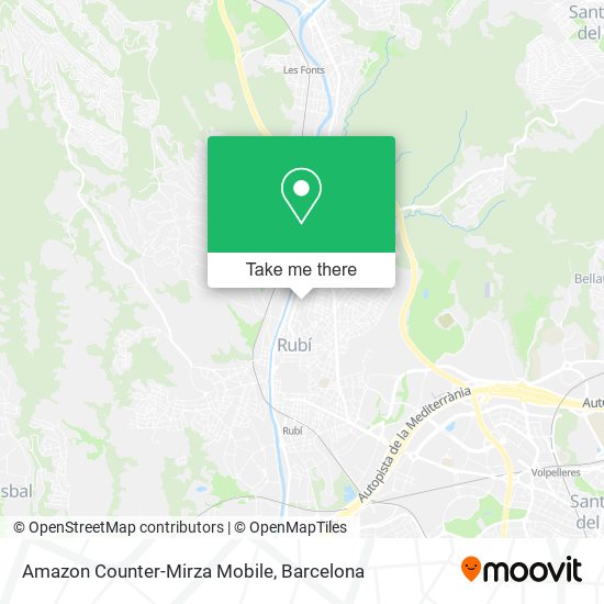 Amazon Counter-Mirza Mobile map