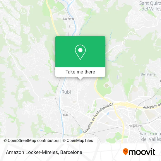 Amazon Locker-Mireles map