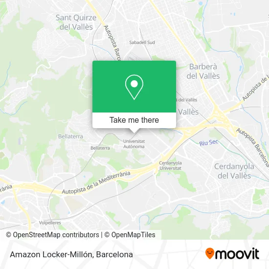 Amazon Locker-Millón map