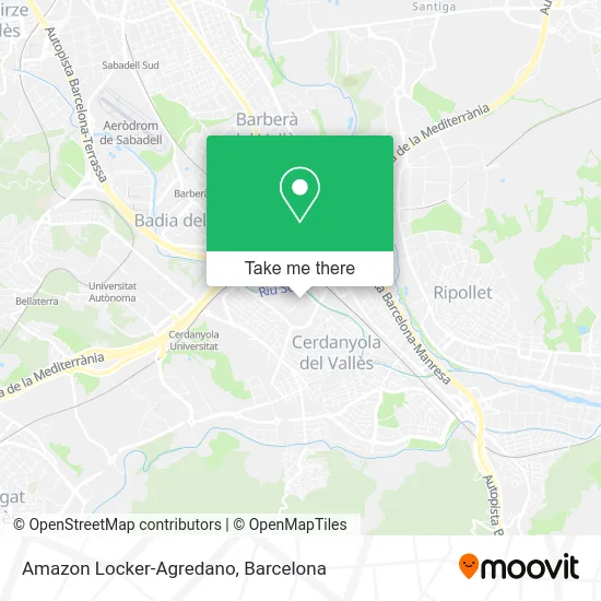 Amazon Locker-Agredano map