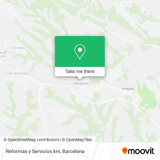 Reformas y Servicios km map