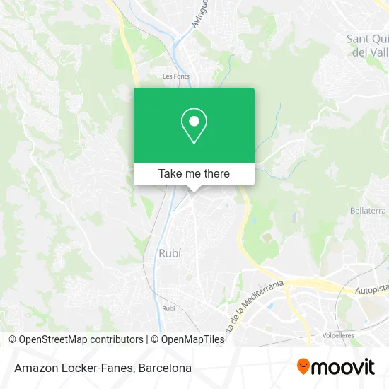 Amazon Locker-Fanes map