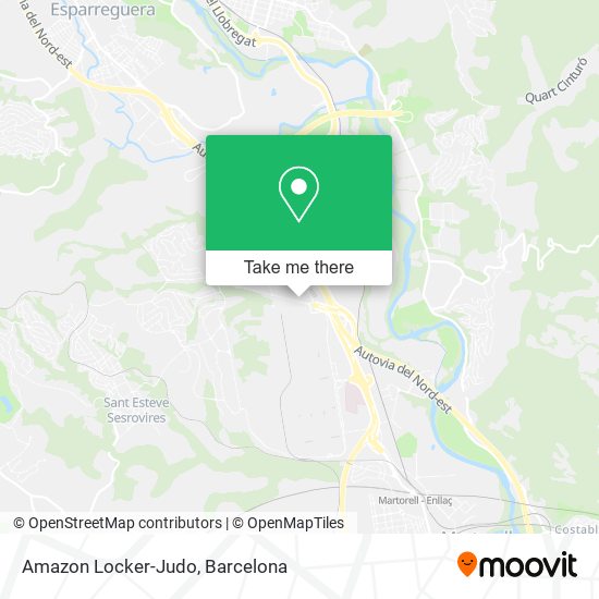 Amazon Locker-Judo map