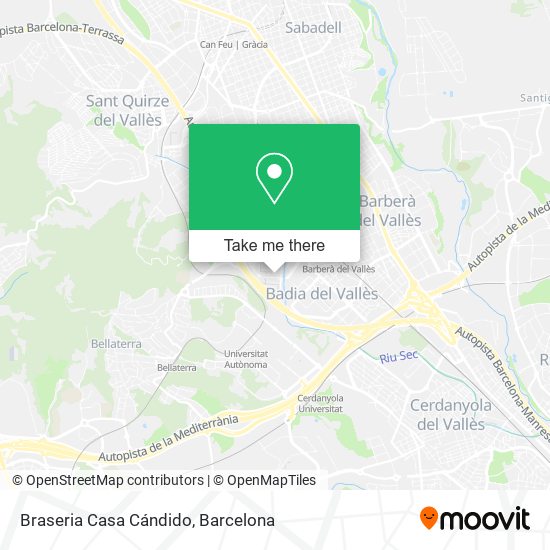 Braseria Casa Cándido map