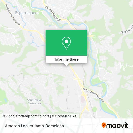 Amazon Locker-Isma map