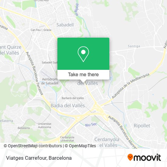 Viatges Carrefour map