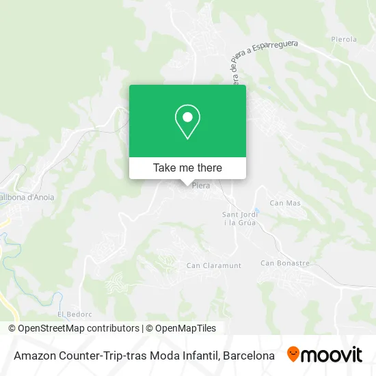 Amazon Counter-Trip-tras Moda Infantil map
