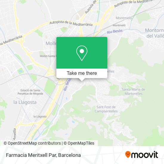 Farmacia Meritxell Par map