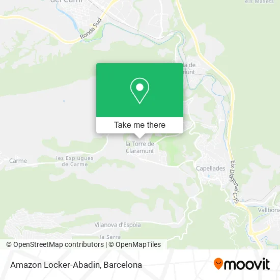 Amazon Locker-Abadin map