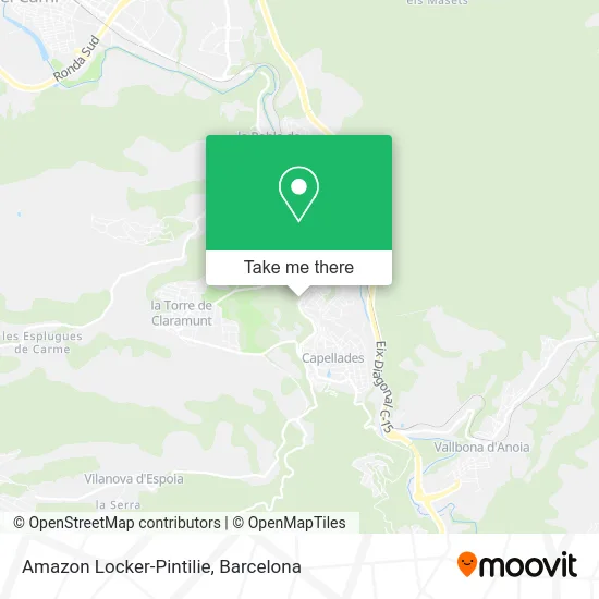 Amazon Locker-Pintilie map