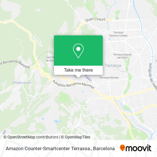 Amazon Counter-Smartcenter Terrassa. map