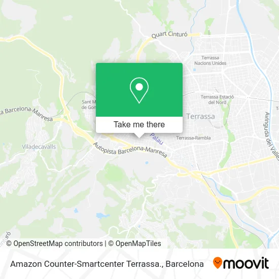 Amazon Counter-Smartcenter Terrassa. map