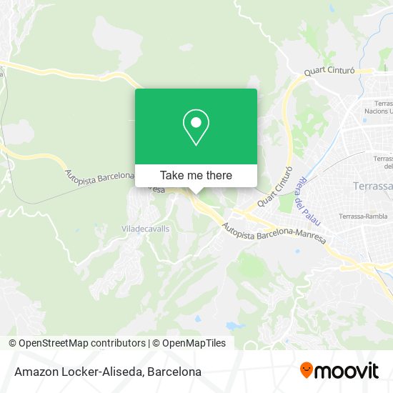 Amazon Locker-Aliseda map