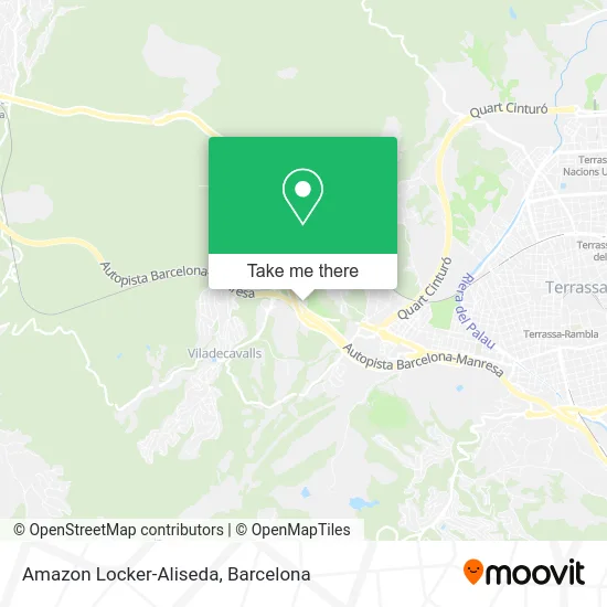 Amazon Locker-Aliseda map