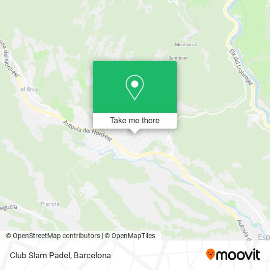 Club Slam Padel map