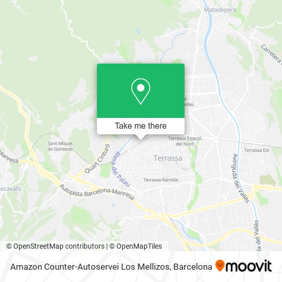 Amazon Counter-Autoservei Los Mellizos map