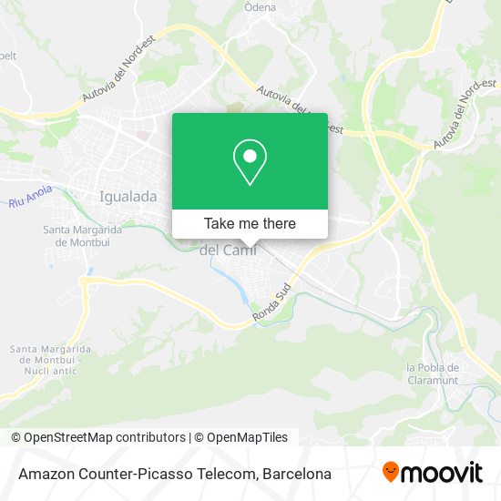 mapa Amazon Counter-Picasso Telecom