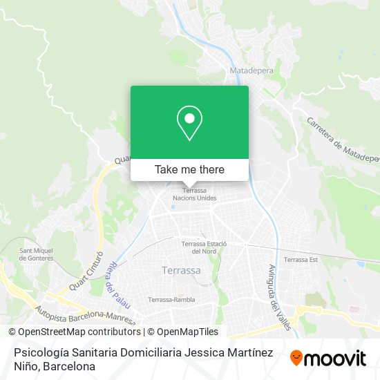 Psicología Sanitaria Domiciliaria Jessica Martínez Niño map