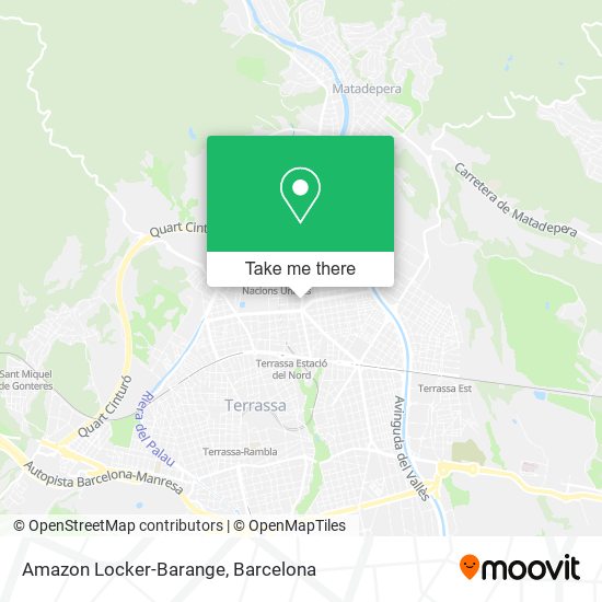 Amazon Locker-Barange map