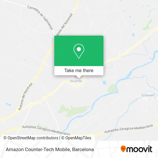 Amazon Counter-Tech Mobile map