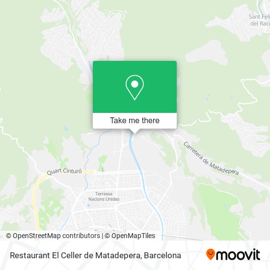 Restaurant El Celler de Matadepera map