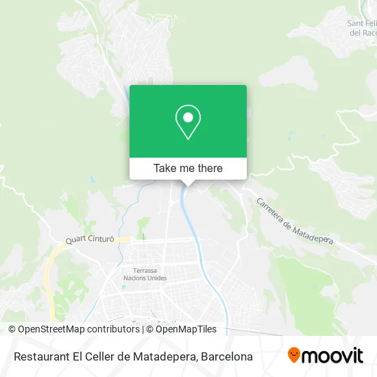 Restaurant El Celler de Matadepera map