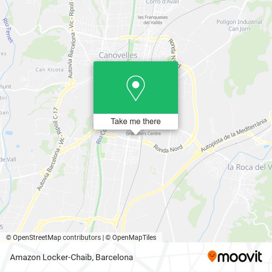 Amazon Locker-Chaib map