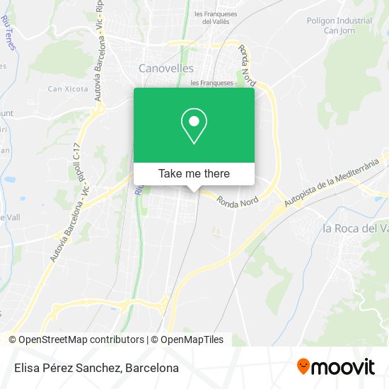 Elisa Pérez Sanchez map