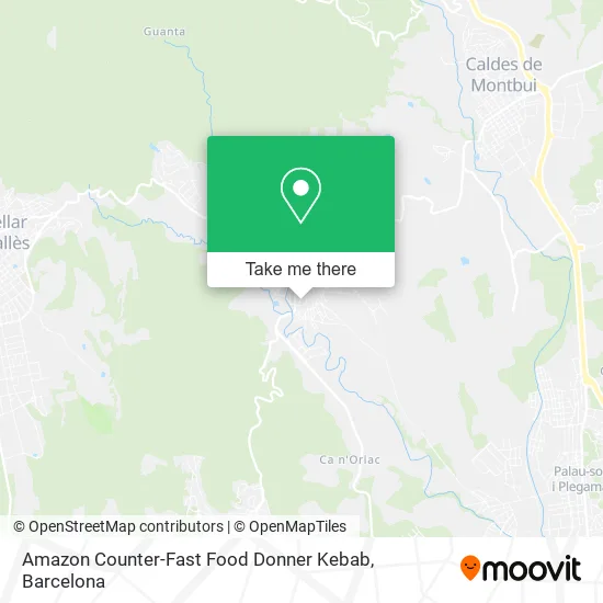 Amazon Counter-Fast Food Donner Kebab map
