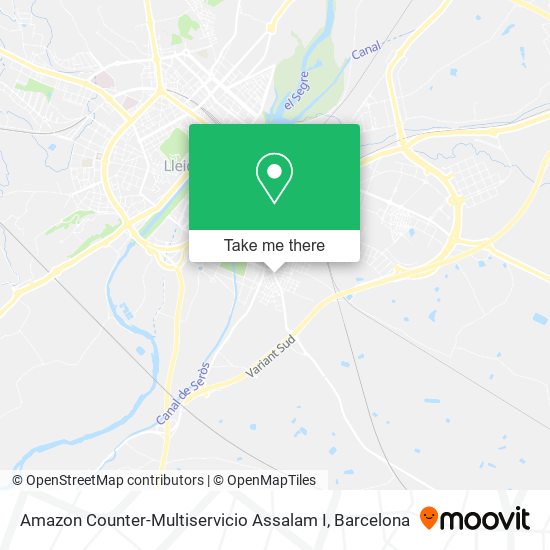 Amazon Counter-Multiservicio Assalam I map