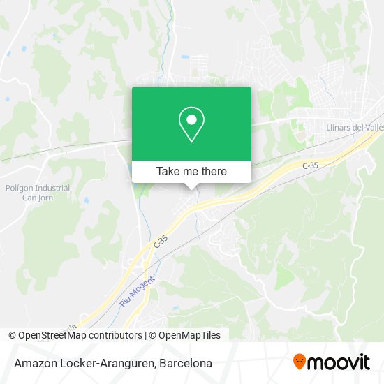 Amazon Locker-Aranguren map