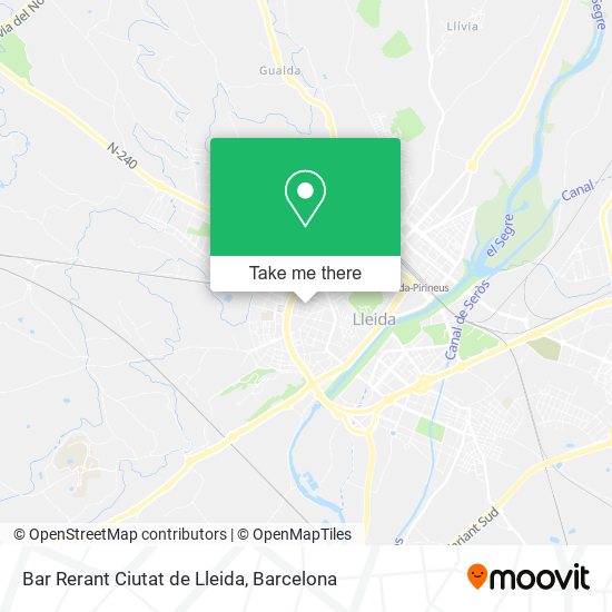 Bar Rerant Ciutat de Lleida map