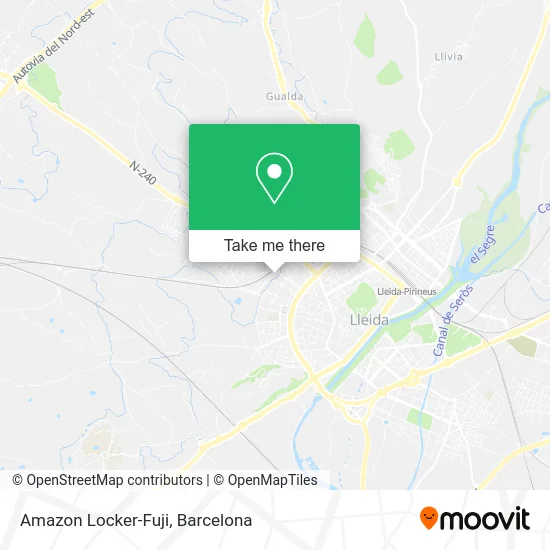Amazon Locker-Fuji map